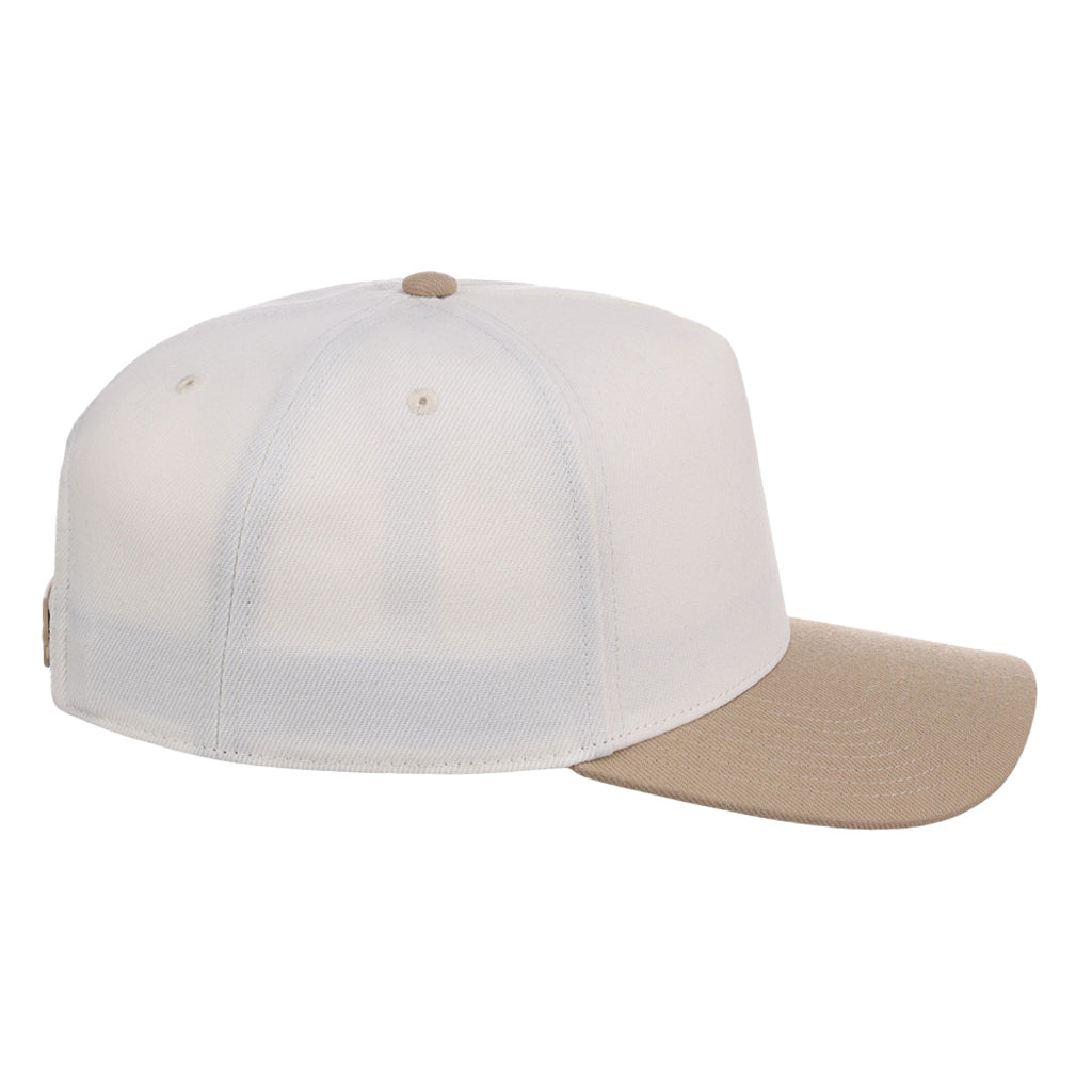 Crowns By Lids Hook Shot 2-Tone A-Frame Cap - Ivory/Tan