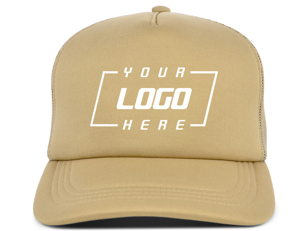 Crowns by Lids Screen Foam Trucker Cap - Tan