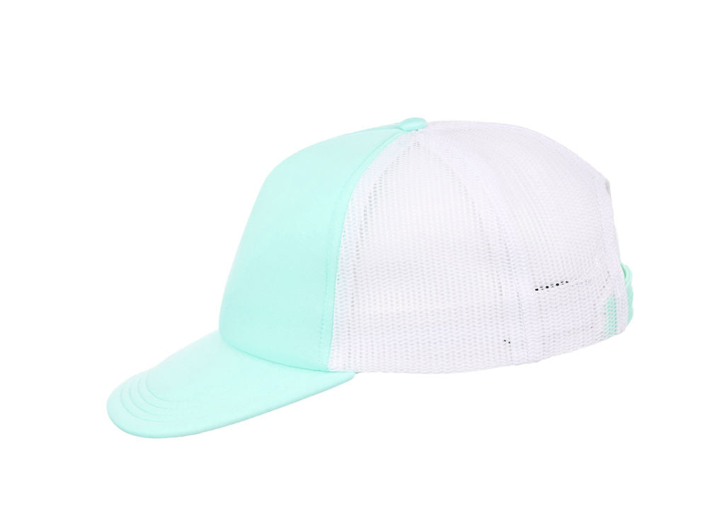 Crowns by Lids Screen Foam Trucker Cap - Light Green/White