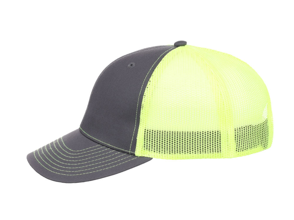 Casquette Trucker Slam Dunk Crowns By Lids - Anthracite/Jaune fluo
