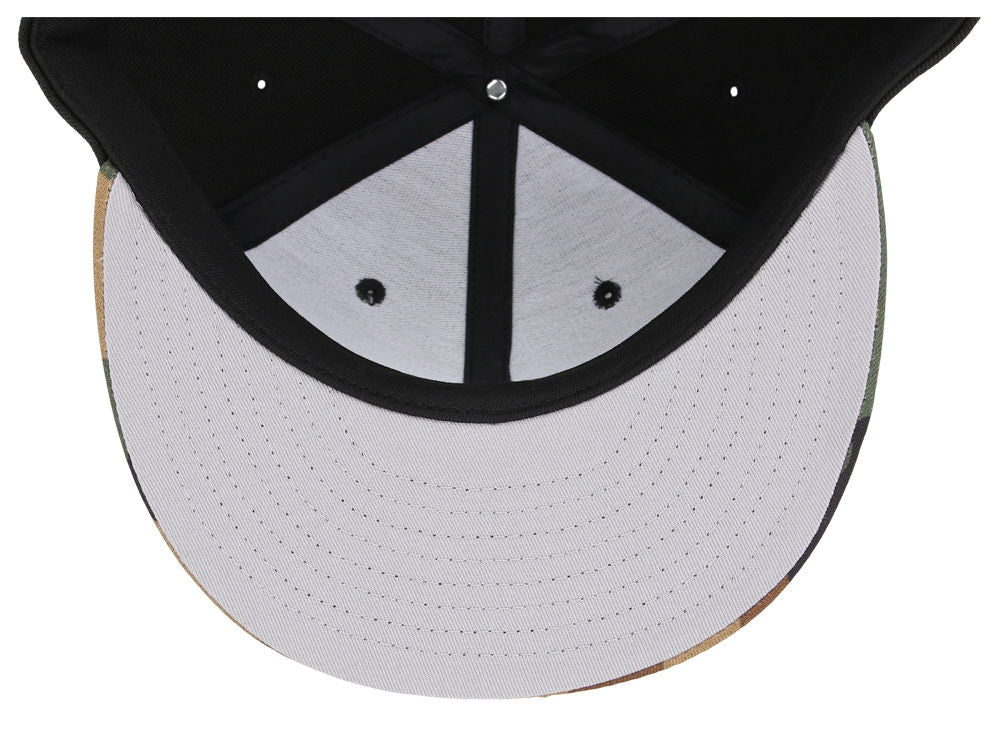 Crowns By Lids Dime Snapback Cap - Black/Camo