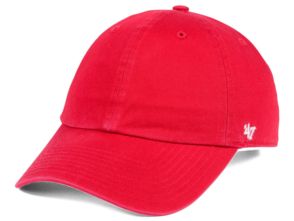 47 Classic Clean Up Cap Red – Custom Lids Canada