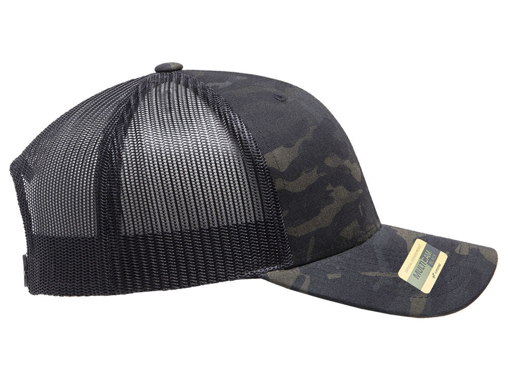 Flexfit Fan Trucker - Black/Multicam
