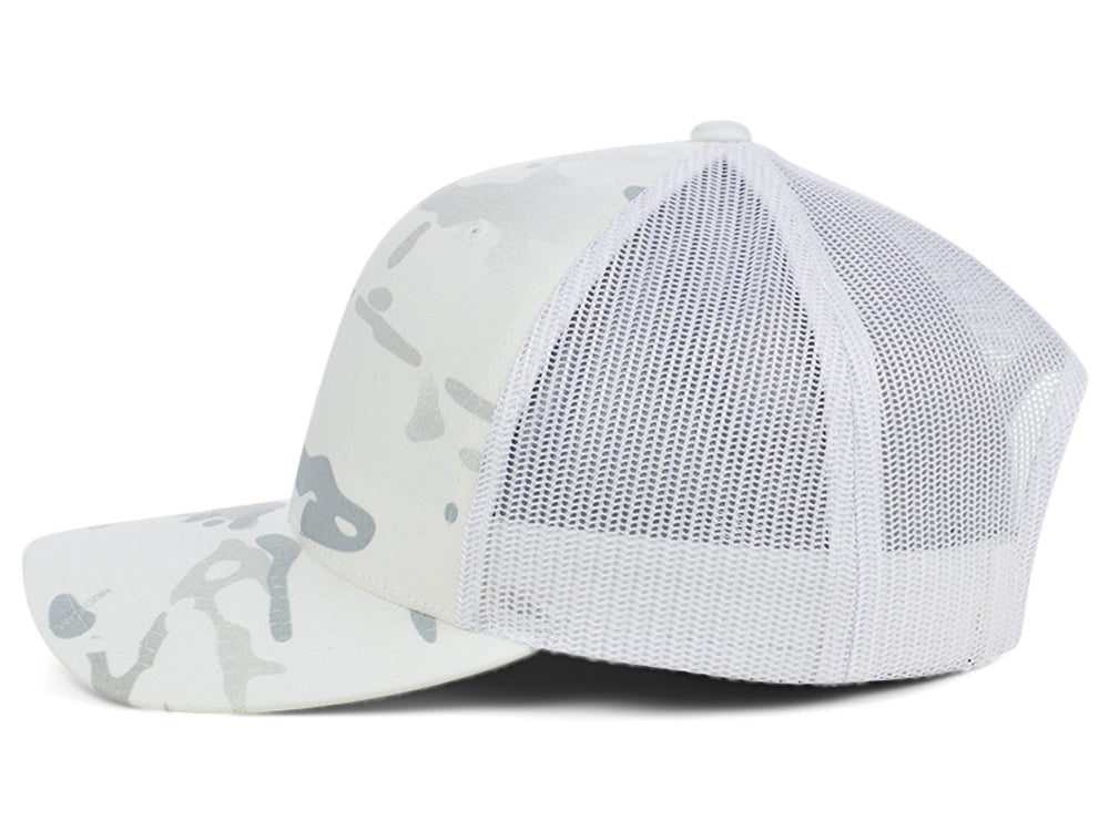 Flexfit Fan Trucke - White/Camo