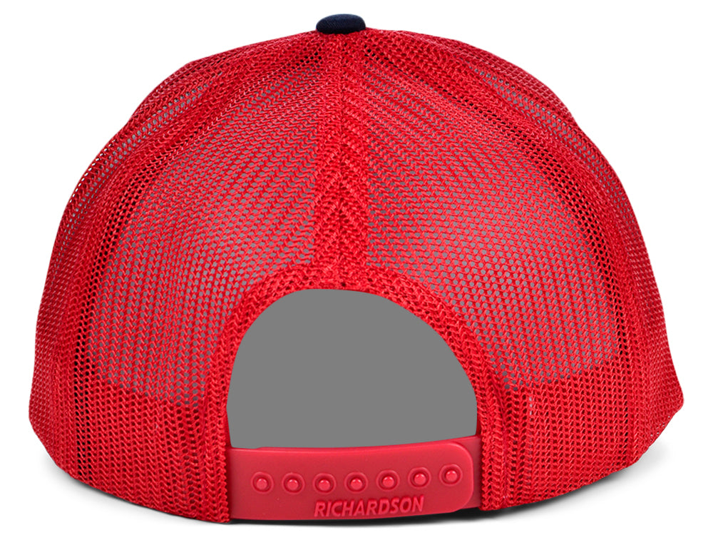 Richardson 112 Trucker - Bleu marine/rouge