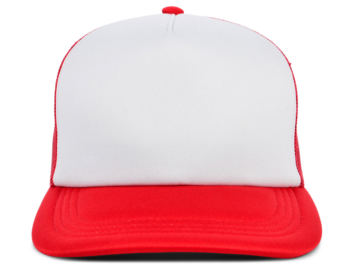 Crowns by Lids Screen Foam Trucker - White/Red
