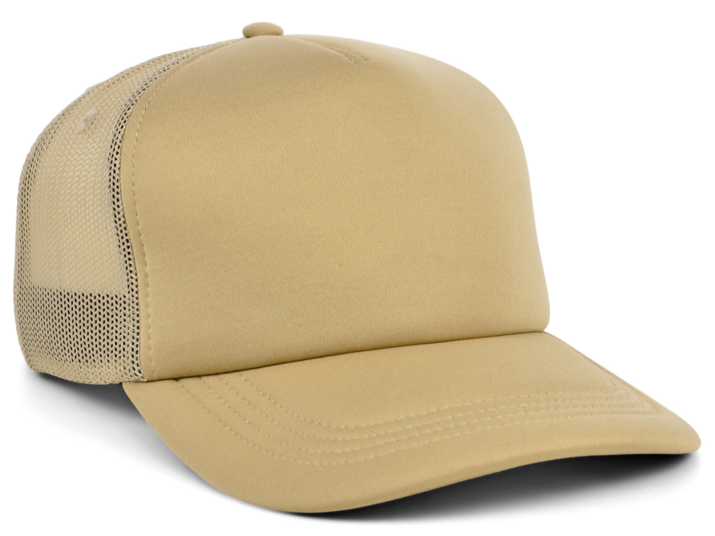 Crowns by Lids Screen Foam Trucker Cap - Tan
