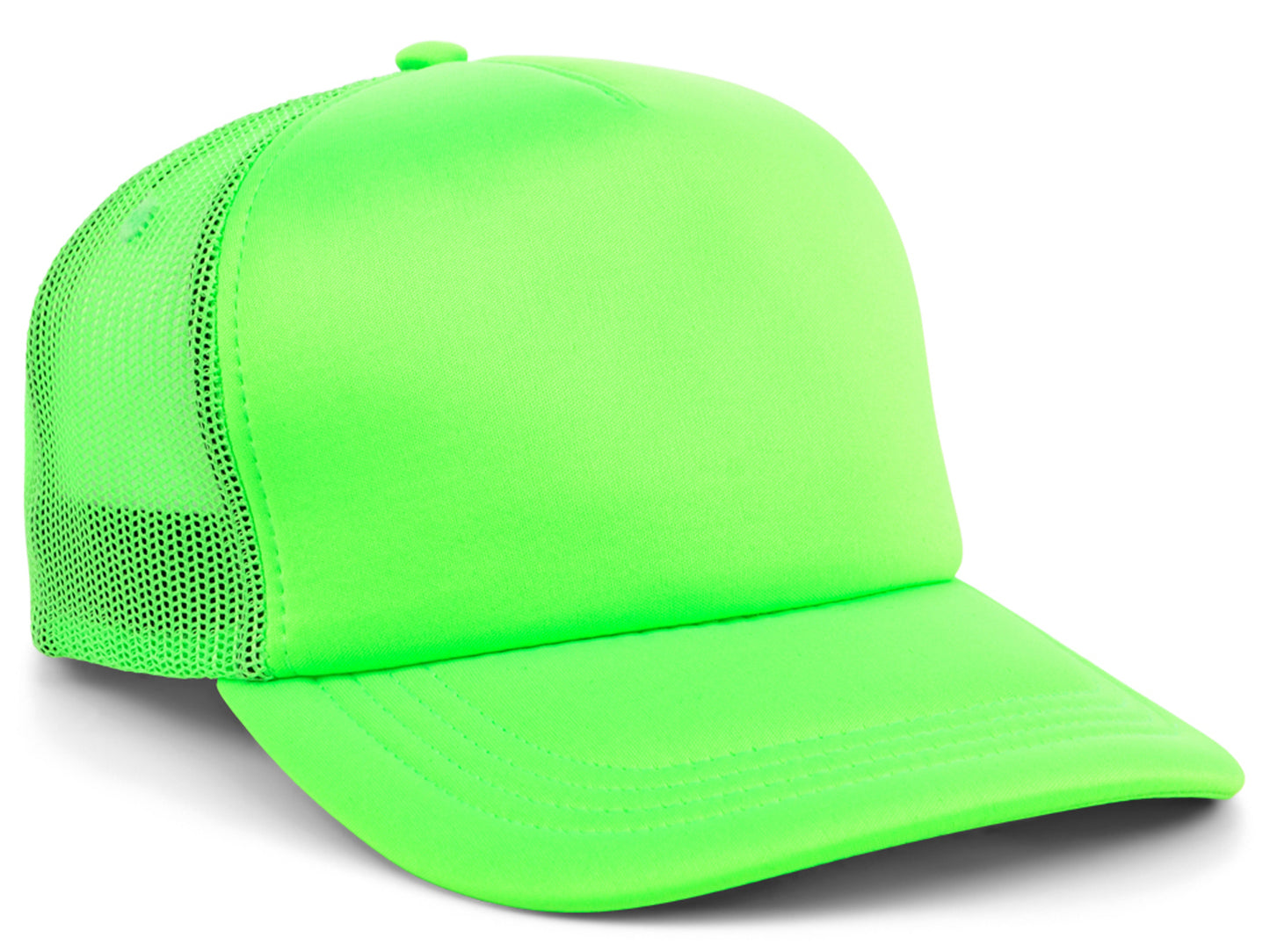 Crowns by Lids Screen Foam Trucker Cap - Neon Green