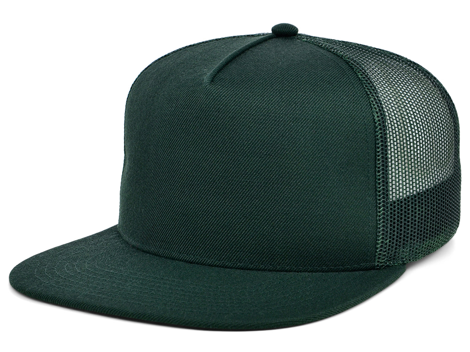 Crowns by Lids Essential 5-Panel Trucker Dark Green – Custom