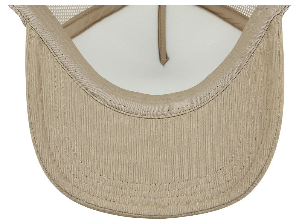 Crowns by Lids Screen Foam Trucker Cap - White/Khaki
