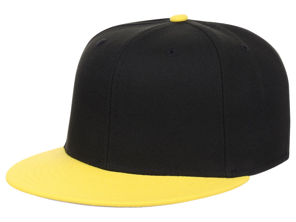 Crowns By Lids Full Court Fitted Cap - Black/Yellow – Custom Lids Canada