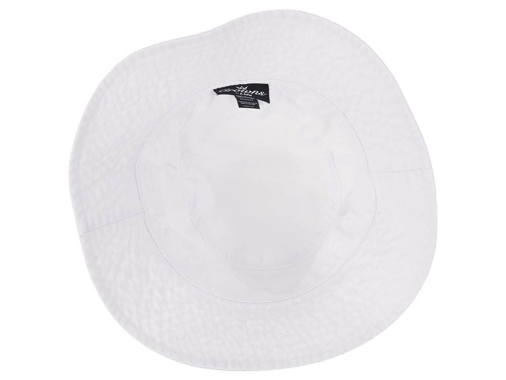 Crowns By Lids Swish Bucket Hat - White