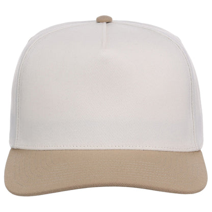 Crowns By Lids Hook Shot 2-Tone A-Frame Cap - Ivory/Tan