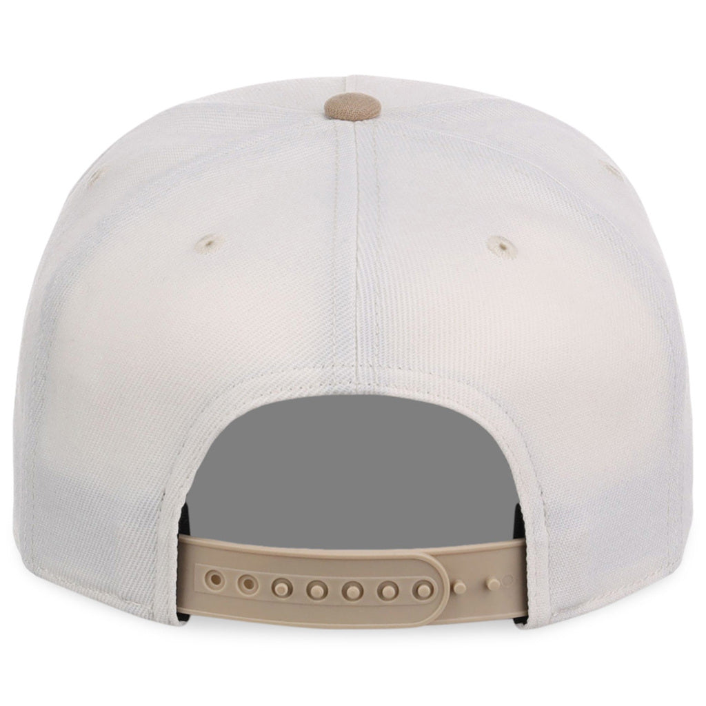 Crowns By Lids Hook Shot 2-Tone A-Frame Cap - Ivory/Tan