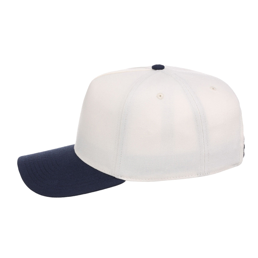 Crowns By Lids Hook Shot 2-Tone A-Frame Cap - Ivory/Navy