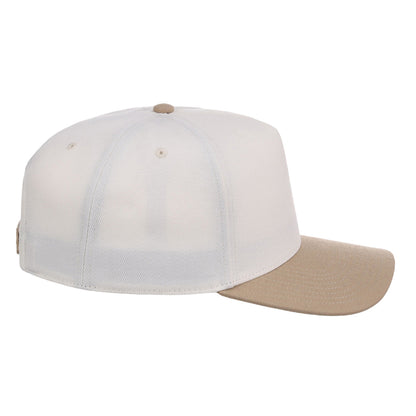Crowns By Lids Hook Shot 2-Tone A-Frame Cap - Ivory/Tan