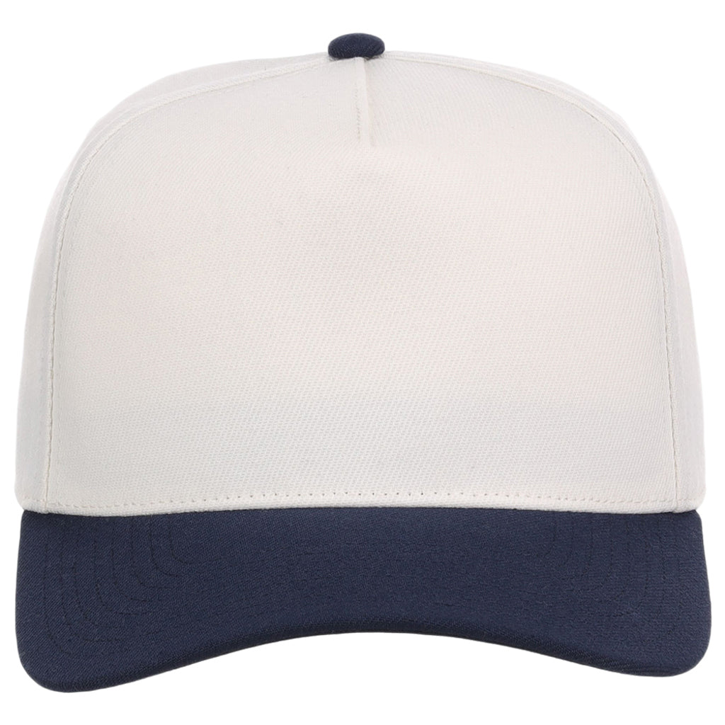 Crowns By Lids Hook Shot 2-Tone A-Frame Cap - Ivory/Navy