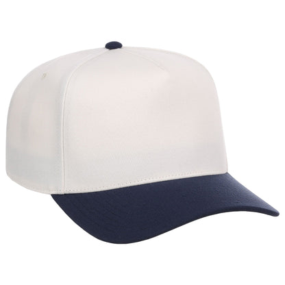 Crowns By Lids Hook Shot 2-Tone A-Frame Cap - Ivory/Navy