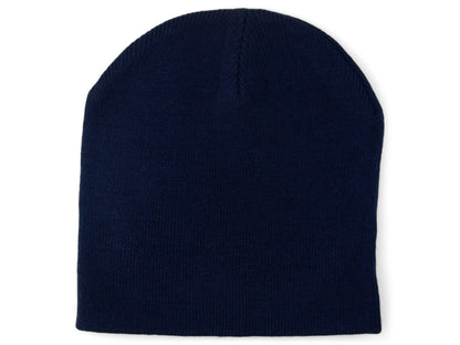 Solid Non Cuff Toque Knit - Navy