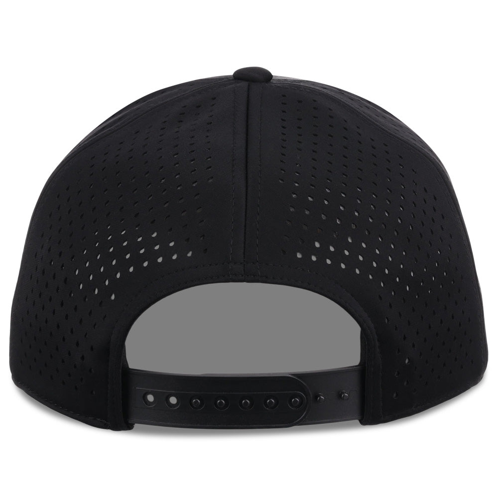 Casquette technique à 5 panneaux Crowns By Lids Tee Box - Noir