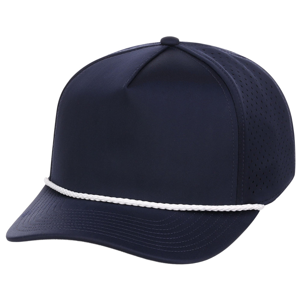 Casquette technique à 5 panneaux Crowns By Lids Tee Box - Noir