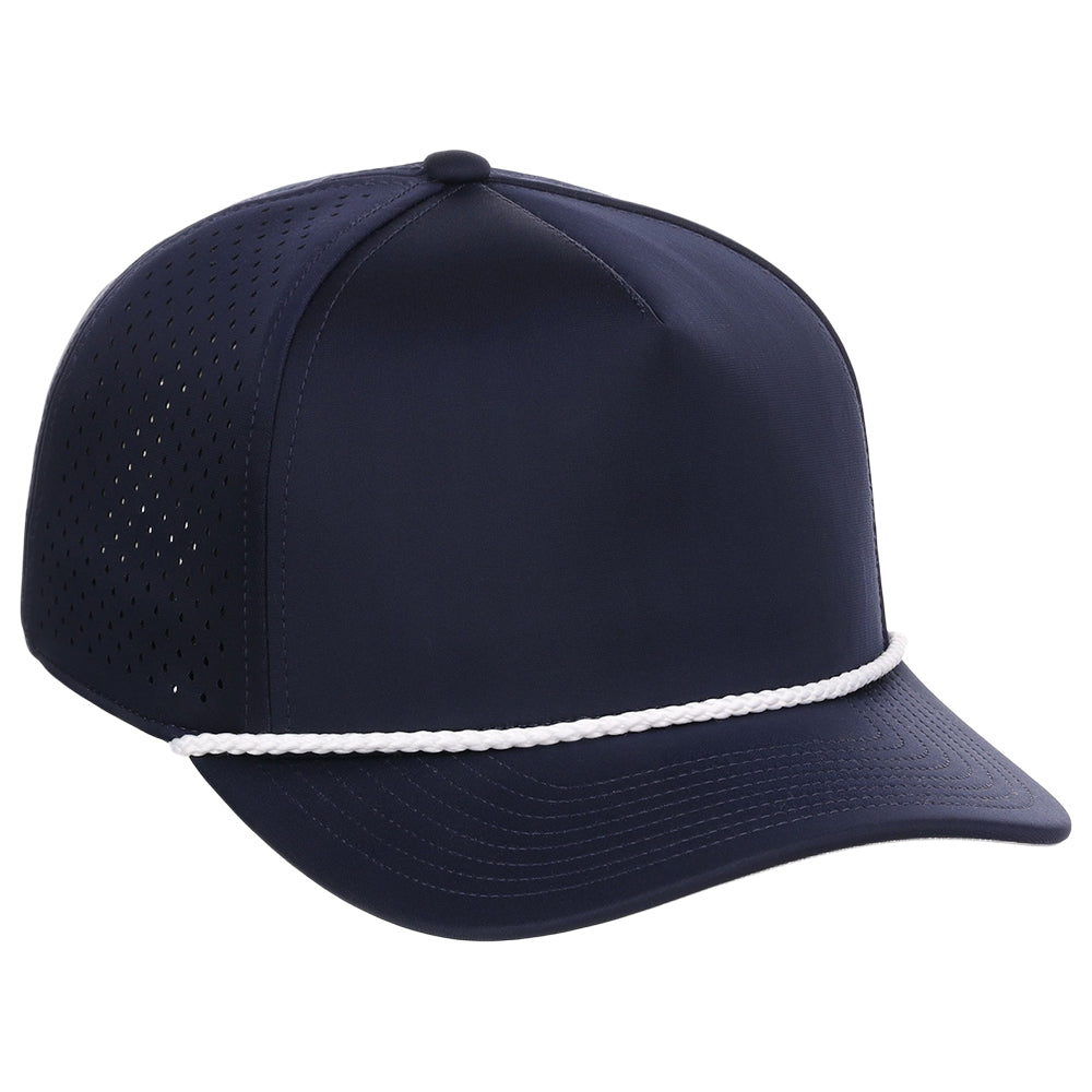 Casquette technique à 5 panneaux Crowns By Lids Tee Box - Noir