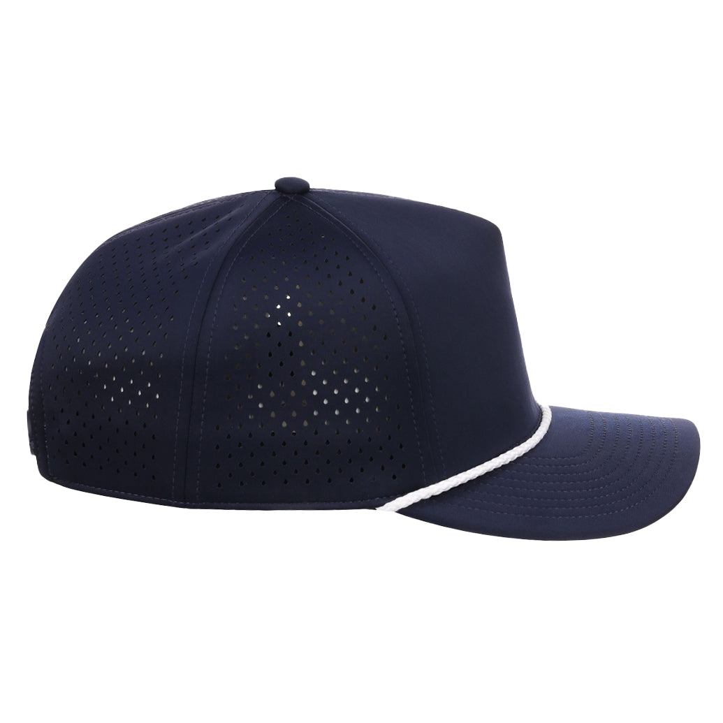 Casquette technique à 5 panneaux Crowns By Lids Tee Box - Noir