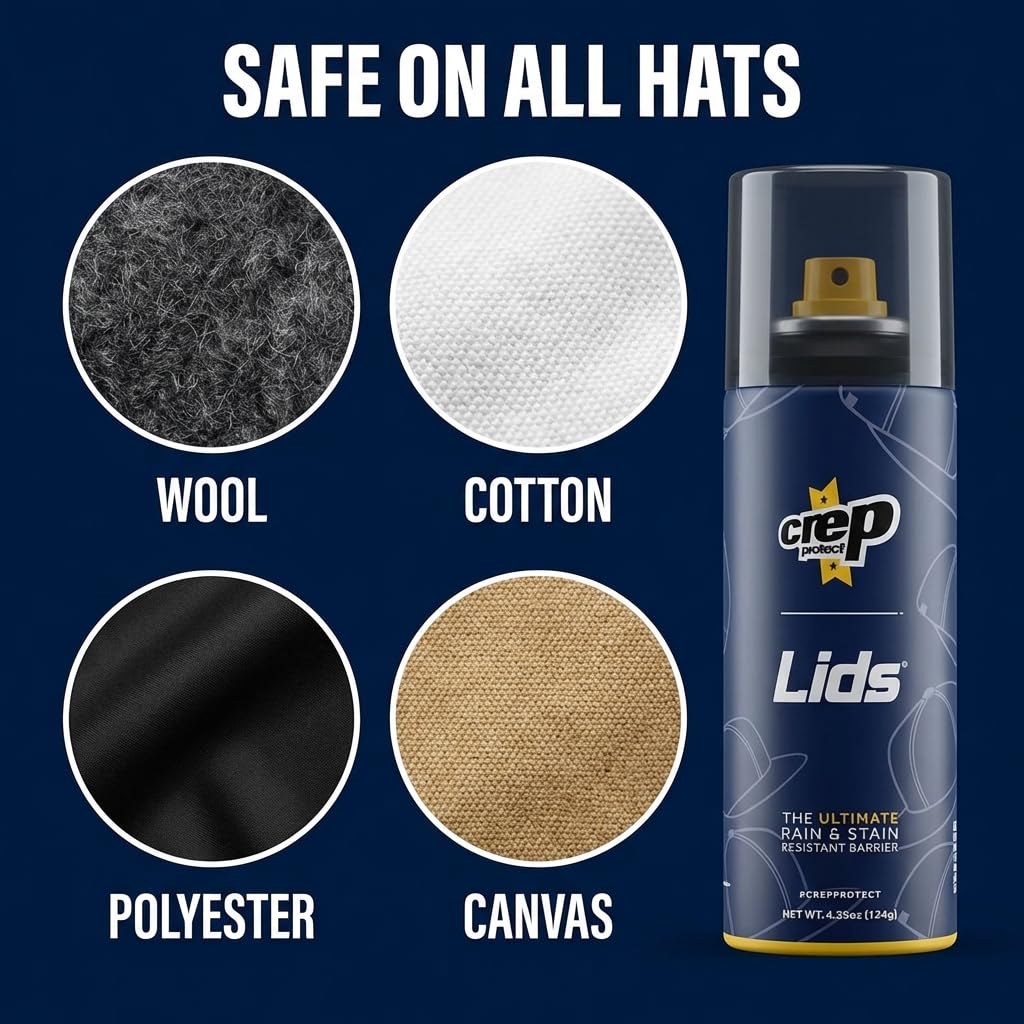 Hat Rain & Stain Waterproof Protection Spray 4.39 Fl oz