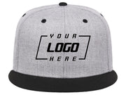 Crowns By Lids Dime Snapback Cap - Heather Grey/Black