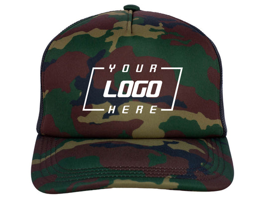 Crowns by Lids Screen Foam Trucker Cap - Camo