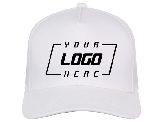 Crowns By Lids Tee Box 5-Panel Tech Cap - White