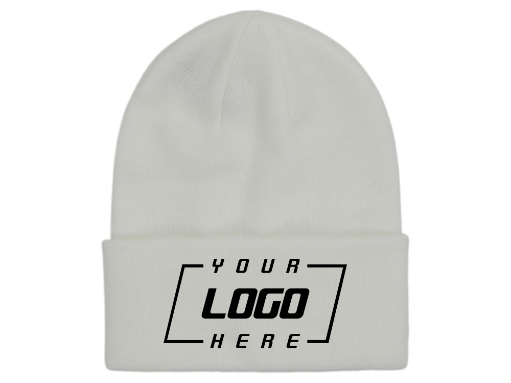 Crowns By Lids Turnover Cuff Knit - White