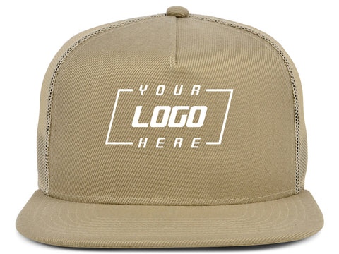 Crowns by Lids Essential 5-Panel Trucker - Khaki