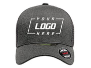 Flexfit Unipanel Heather Flex Hat - Dark Gray