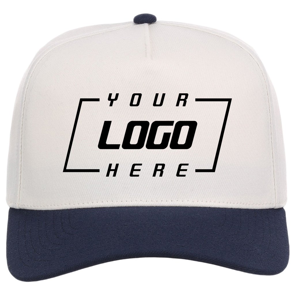Crowns By Lids Hook Shot 2-Tone A-Frame Cap - Ivory/Navy