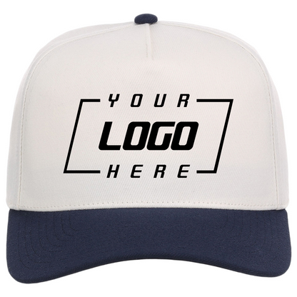 Crowns By Lids Hook Shot 2-Tone A-Frame Cap - Ivory/Navy