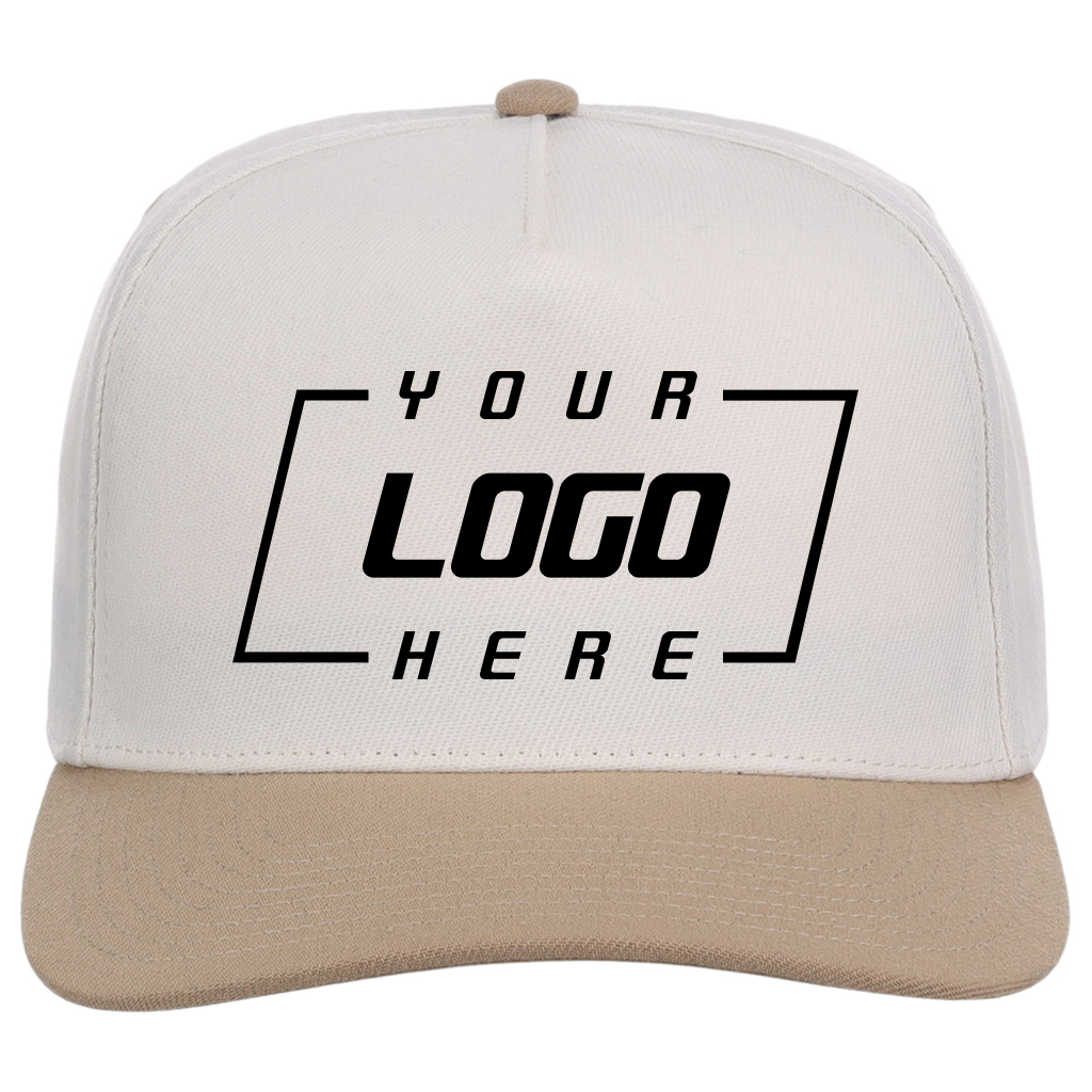 Crowns By Lids Hook Shot 2-Tone A-Frame Cap - Ivory/Tan