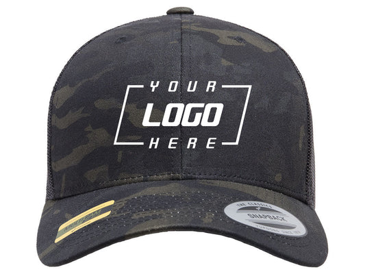 Casquette Flexfit Fan Trucker - Noir/Multicam