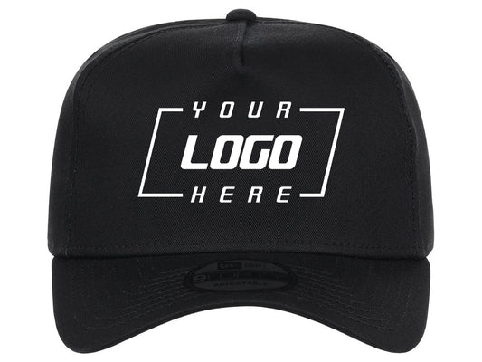 Casquette New Era A-Frame 9FORTY à visière arrière - Noir
