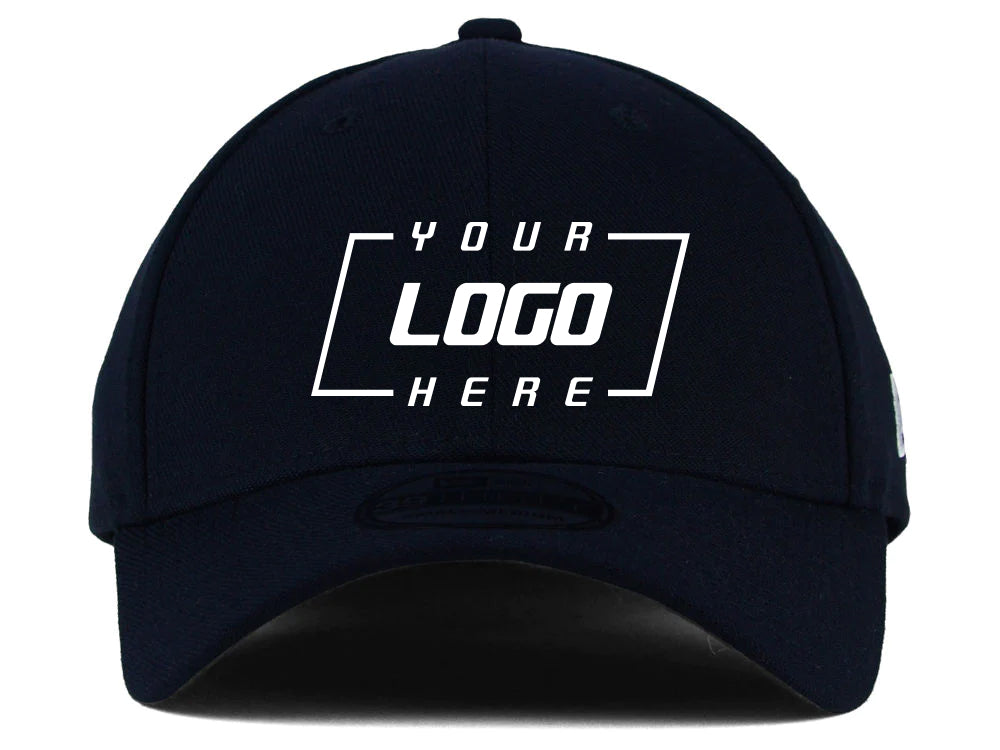 New Era Blank Poly 39THIRTY Cap - Navy