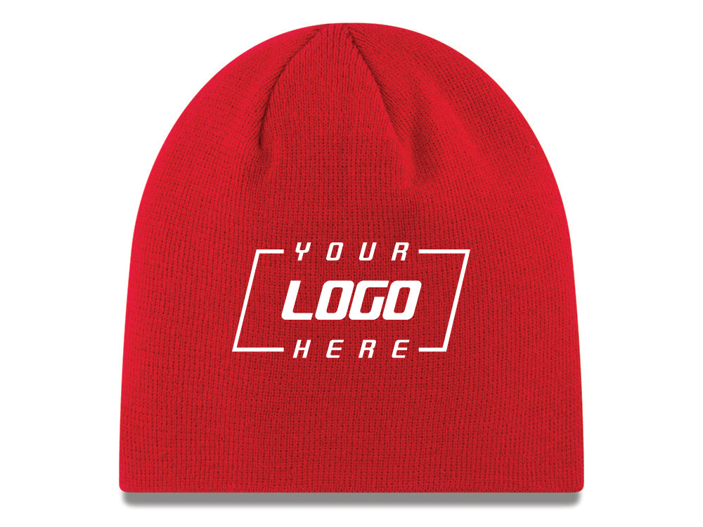 New Era Blank Toque Knit - Red