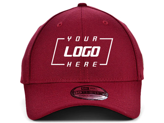 New Era Custom 39THIRTY - Rouge cardinal