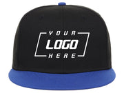 Crowns By Lids Full Court Fitted Cap - Black/Royal Blue