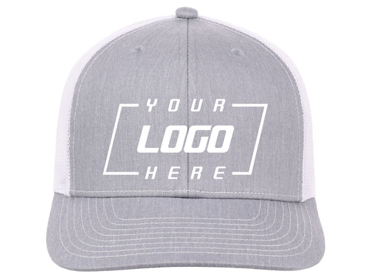 Crowns By Lids Slam Dunk Trucker Cap - Heather Gray/White
