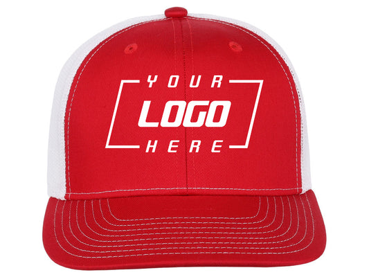 Crowns By Lids Slam Dunk Trucker Cap - Red/White