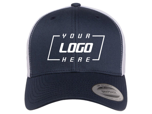 Flexfit Fan Trucker - Bleu marine/blanc