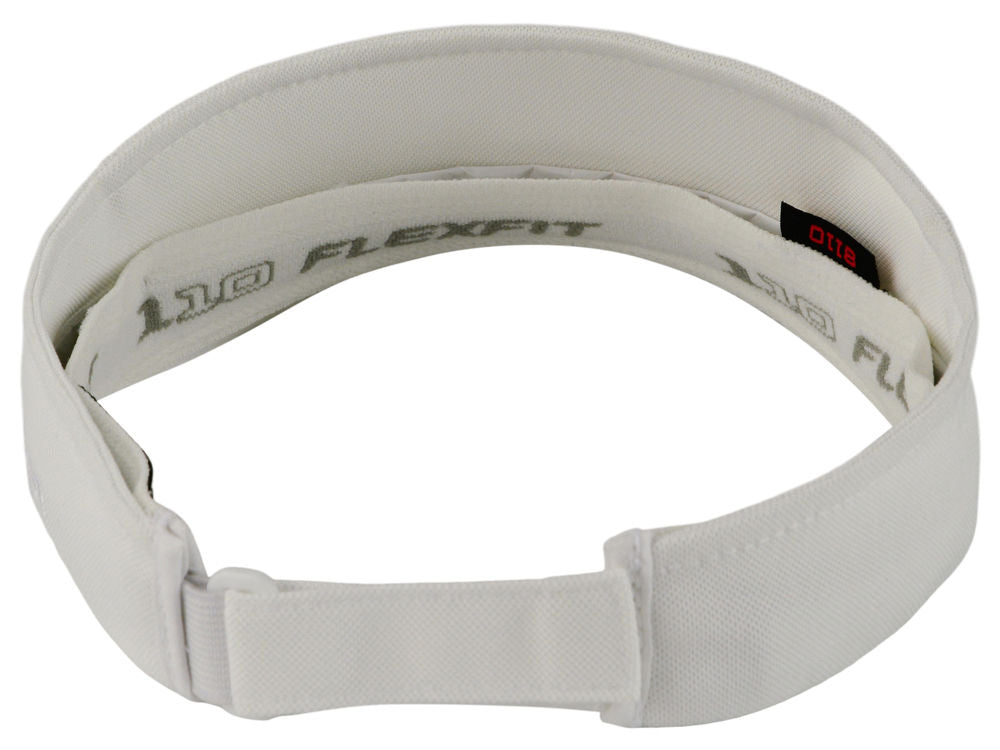 Flexfit Mini Pique Visor - White