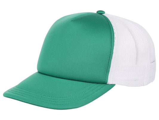 Crowns By Lids Screen Foam Trucker Cap - White/Green