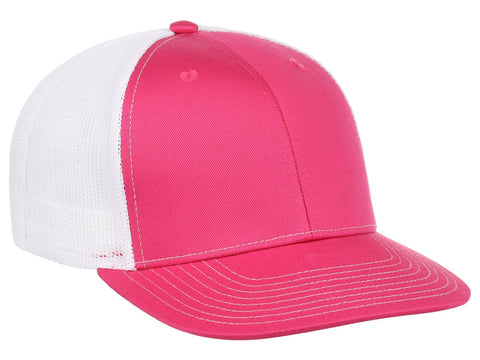 Crowns By Lids Slam Dunk Trucker Cap - Pink/White