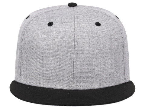 Crowns By Lids Dime Snapback Cap - Heather Grey/Black